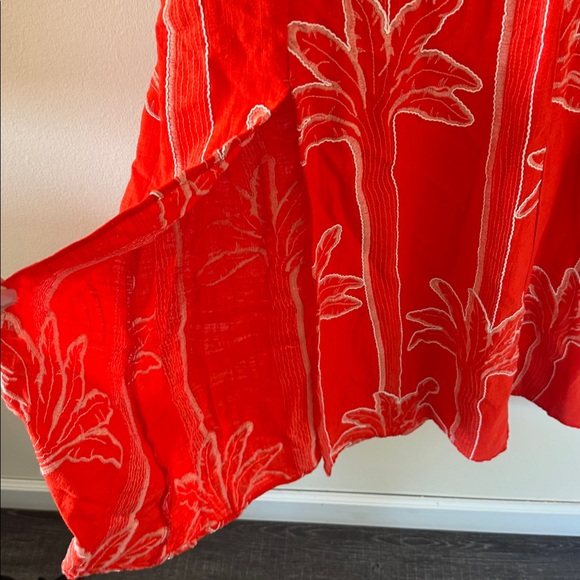 Maaji Lupine Embroidered Linen Midi Dress, Size Large, $252 - Picture 12 of 14